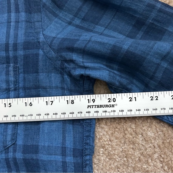 Lauren Ralph Lauren Long Sleeve Linen Tunic Top - Picture 5 of 6